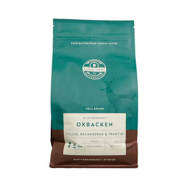 Björklunds Kaffe Oxbacken EKO – Mild mörkrost med fruktig balans - Barista och Espresso
