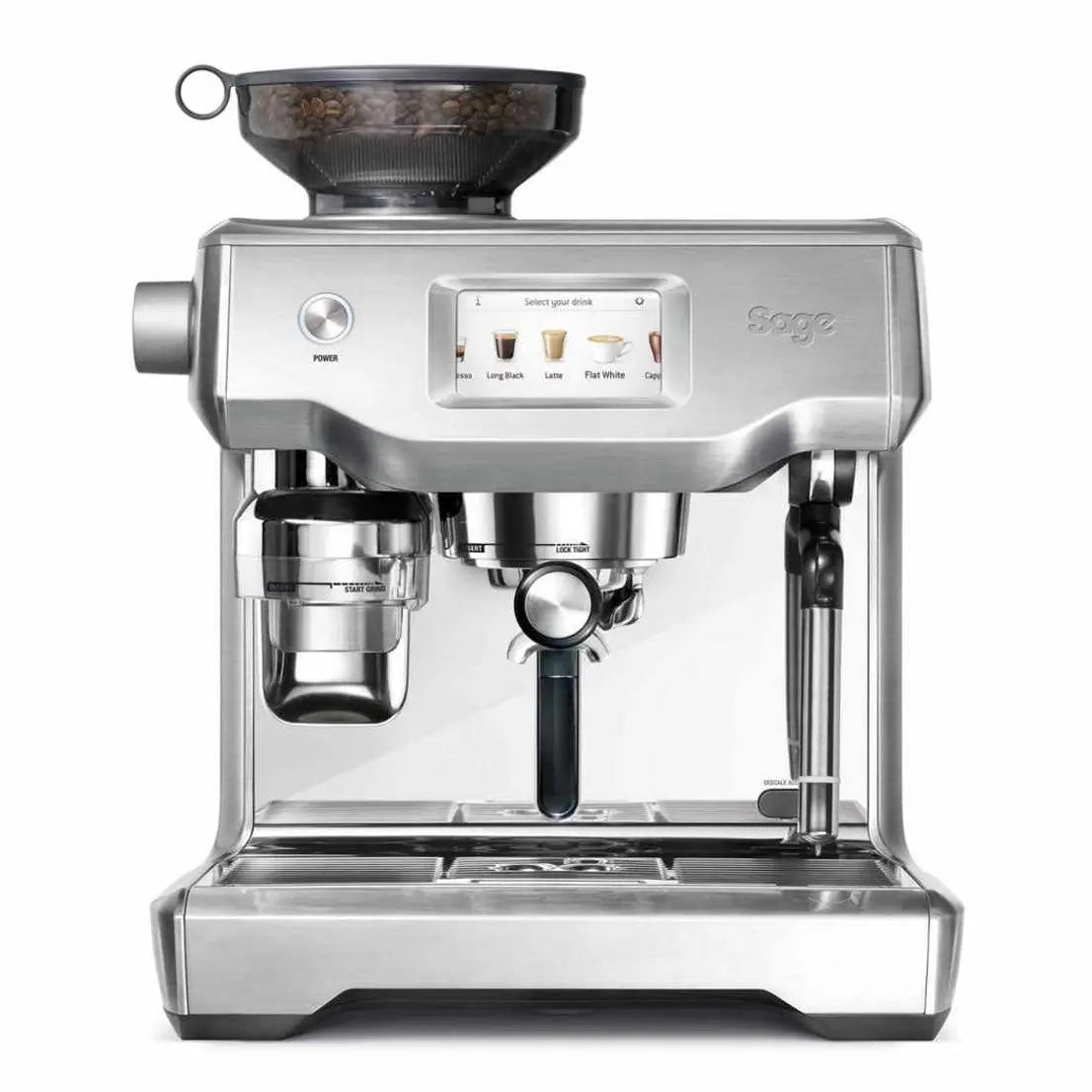 Sage Oracle Touch-Semi-automatisk-Sage Renovated-Rostfritt stål-Som Ny-Barista och Espresso