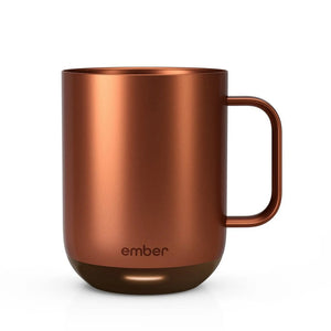 Ember elektrický kávový hrnček V2, 295 ml v medenej farbe so štýlovým a moderným dizajnom na kontrolu teploty kávy