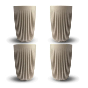 Hrnček 12oz prírodný 4 ks - Huskee HUSKEE