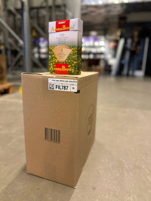 Filtračný papier Melitta štýl nebielený 1x4 100 ks FILTROPA