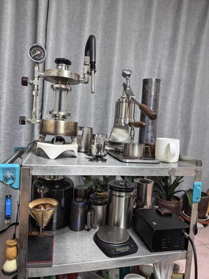 Aleman Sniper espresso stroj s manuálnou pákou | Precision Tower z nehrdzavejúcej ocele