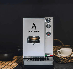 Aroma Plus Silver – Prémiový taliansky E.S.E Pod Espresso kávovar - Barista a Espresso