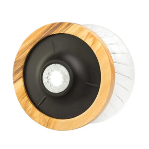 Sklenený kávový dripper V60 02 - olivové drevo HARIO