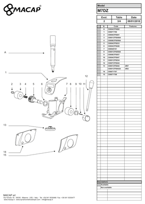 Macap Sidopanel Höger M7DZ - Reservdel OEM nummer: C00071708