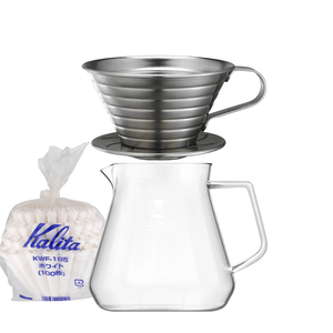 Rostfrittstål dripper Pour Over set - Barista och Espresso