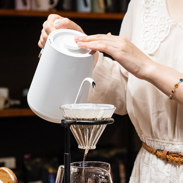 Timemore Elektrisk Vattenkokare 800ml - Vit - Barista och Espresso