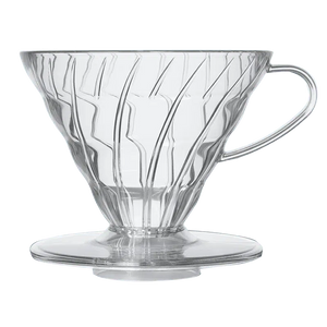 V60 Plastic Dripper, Transparent-Hario-02-Barista och Espresso